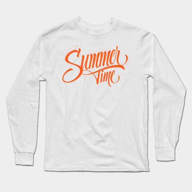 Summer time Long Sleeve T-Shirt by gurvindersohi3